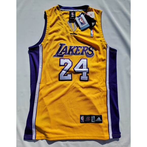 New Vintage Adidas Swingman Kobe Bryant Los Angeles Lakers Jersey NWT NBA Siz 48 - Picture 1 of 8